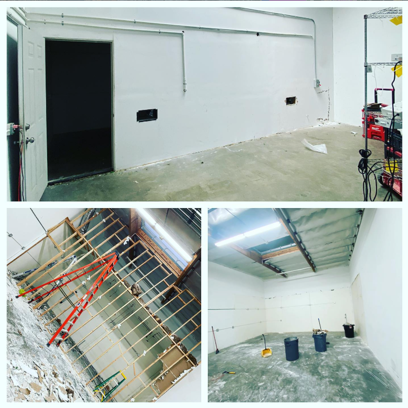 Demolition & Construction - during project photograph